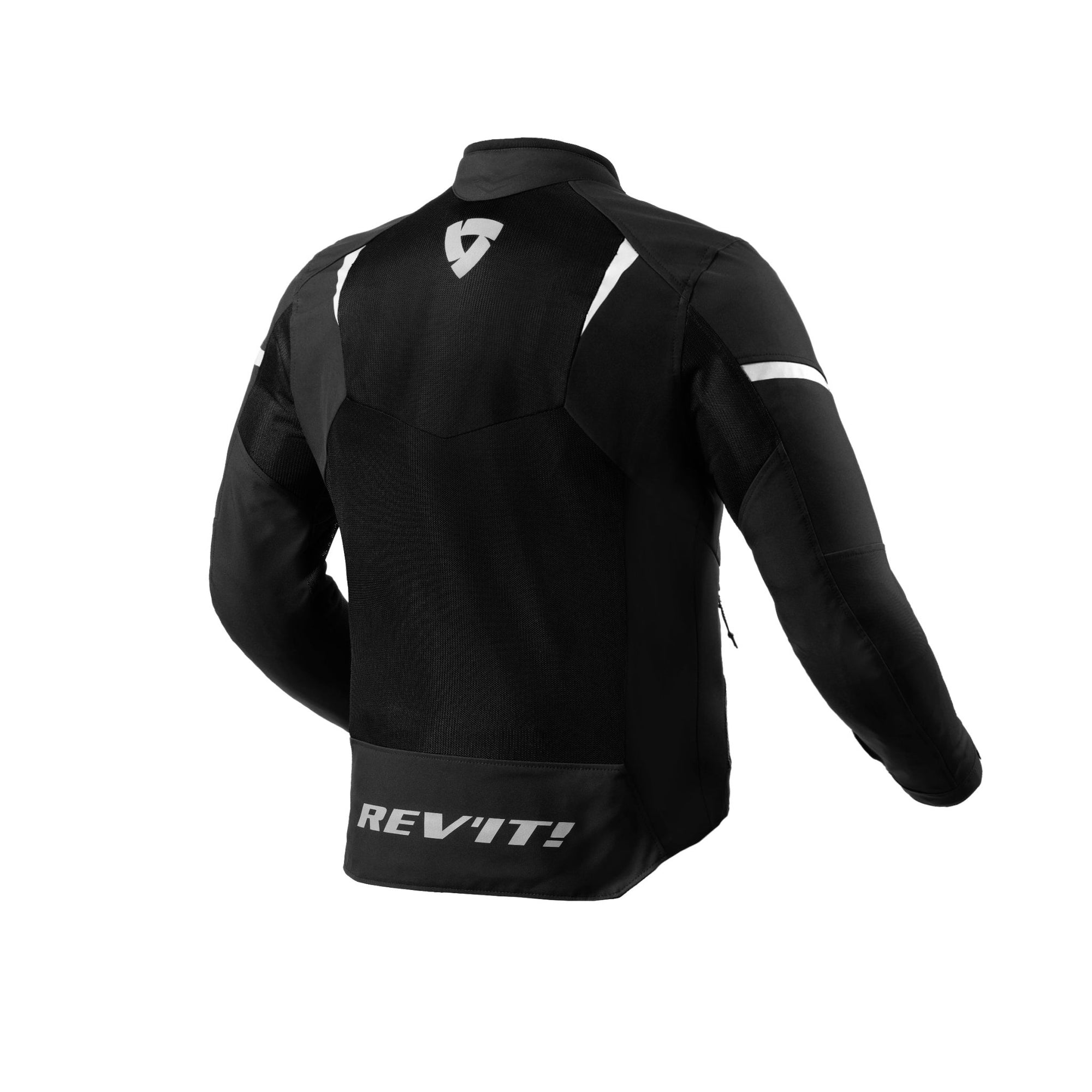 REV&#39;IT! | Hyperspeed 2 GT Air Jacket - Black - White - Men&#39;s Textile Jackets - Peak Moto