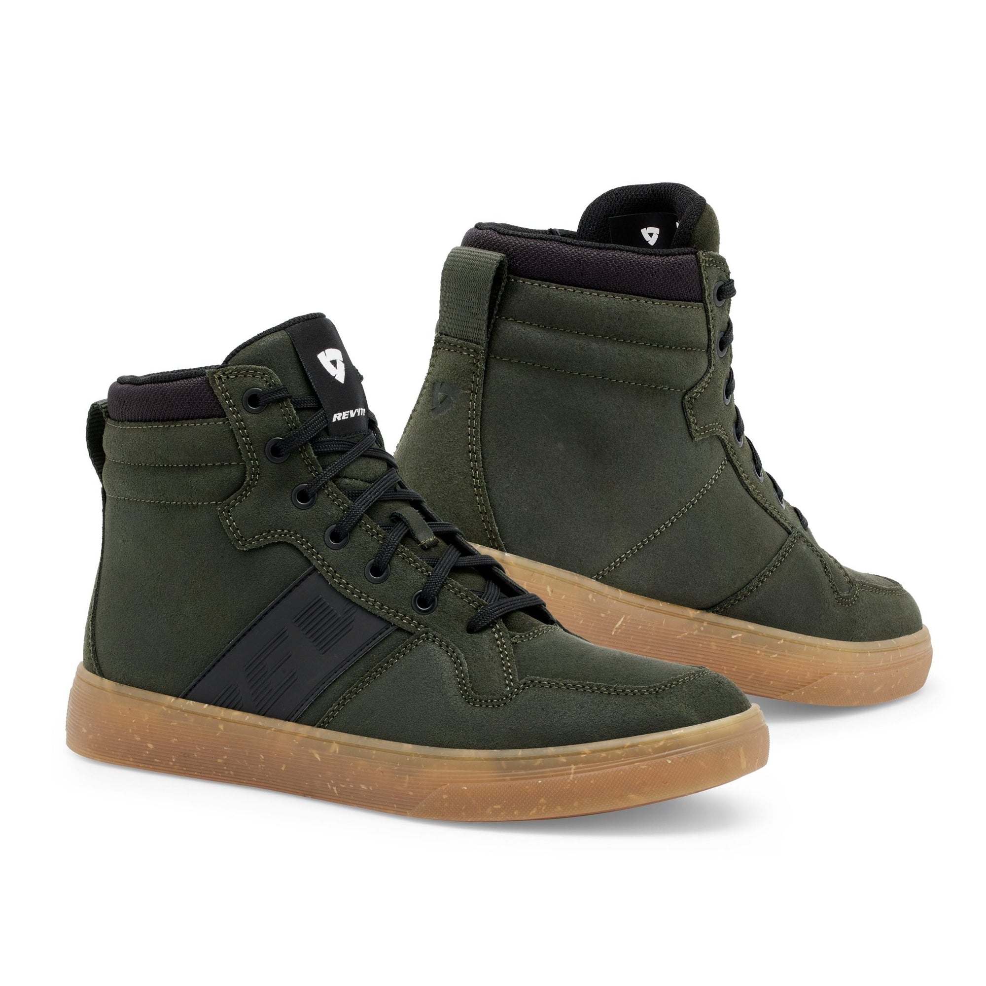 REV'IT! | Kick Shoes - Dark Green - Brown - Boots & Shoes - Peak Moto