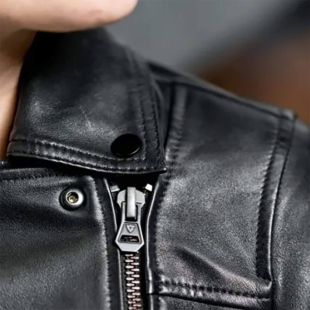 REV'IT! | Liv Ladies Leather Jacket - Black - Women's Leather Jackets - Peak Moto
