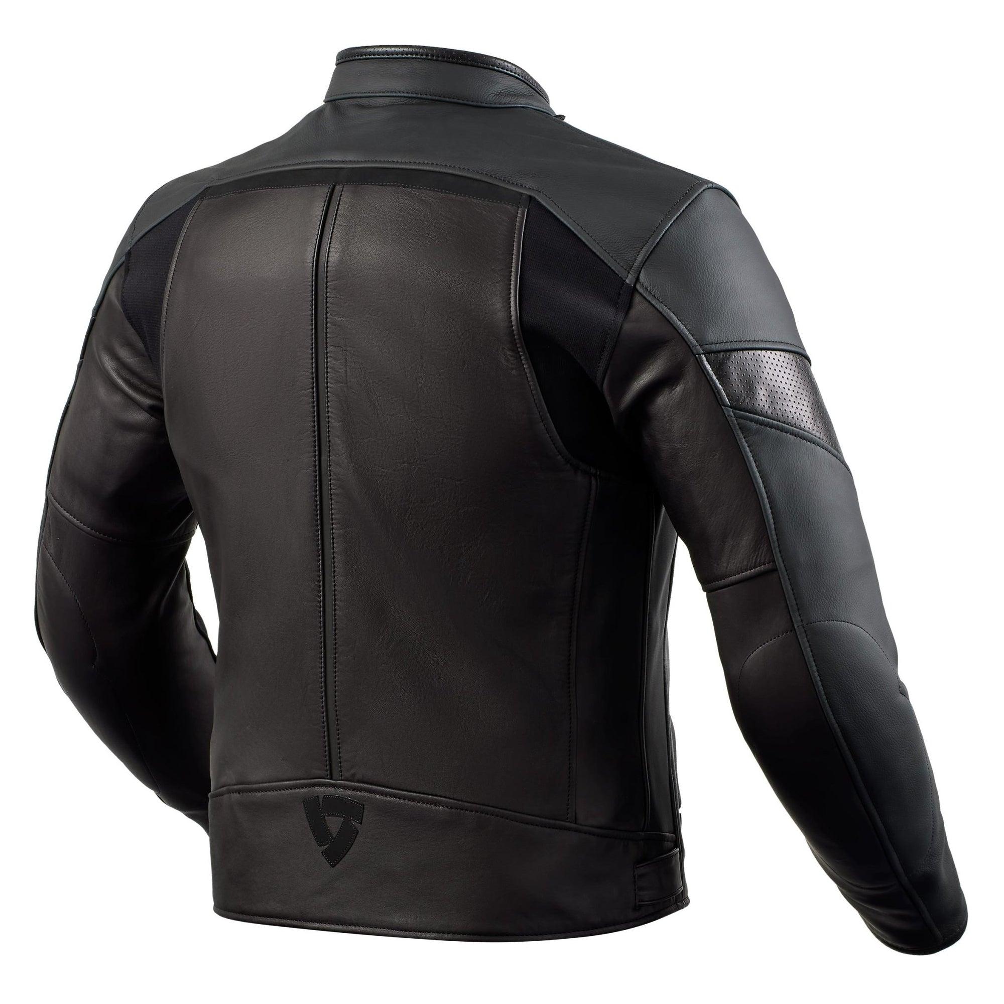 REV&#39;IT! | Mile Men&#39;s Leather Jacket - Black - Men&#39;s Leather Jackets - Peak Moto