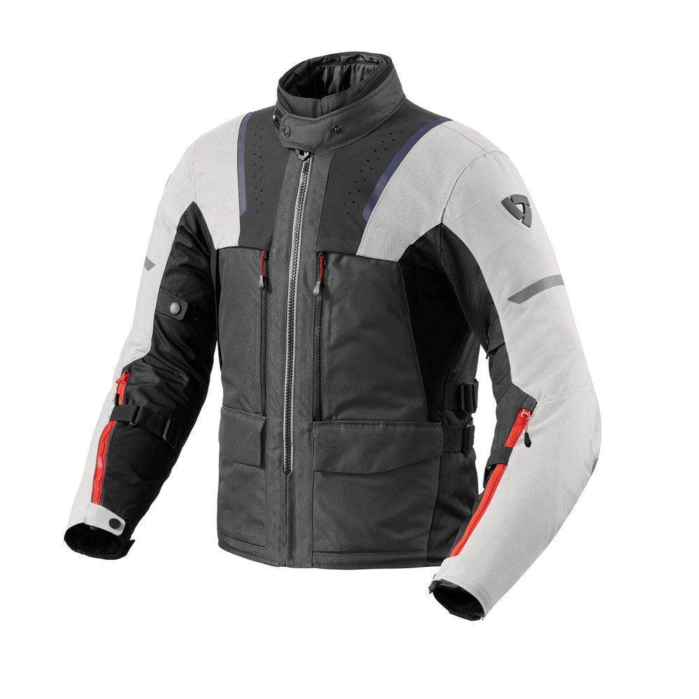REV'IT! | Offtrack 2 H2O Jacket - Silver - Anthracite - Men's Textile Jackets - Peak Moto