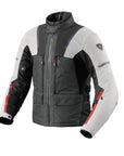 REV'IT! | Offtrack 2 H2O Jacket - Silver - Anthracite - Men's Textile Jackets - Peak Moto