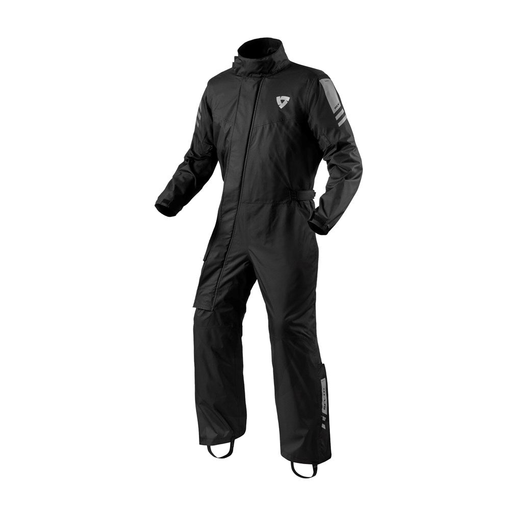 REV'IT! | Pacific 4 H2O Rainsuit - Black - Rainwear & Safety - Peak Moto