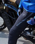 REV'IT! | Parabolica Unisex Textile Pants - Black - Men's Pants - Peak Moto