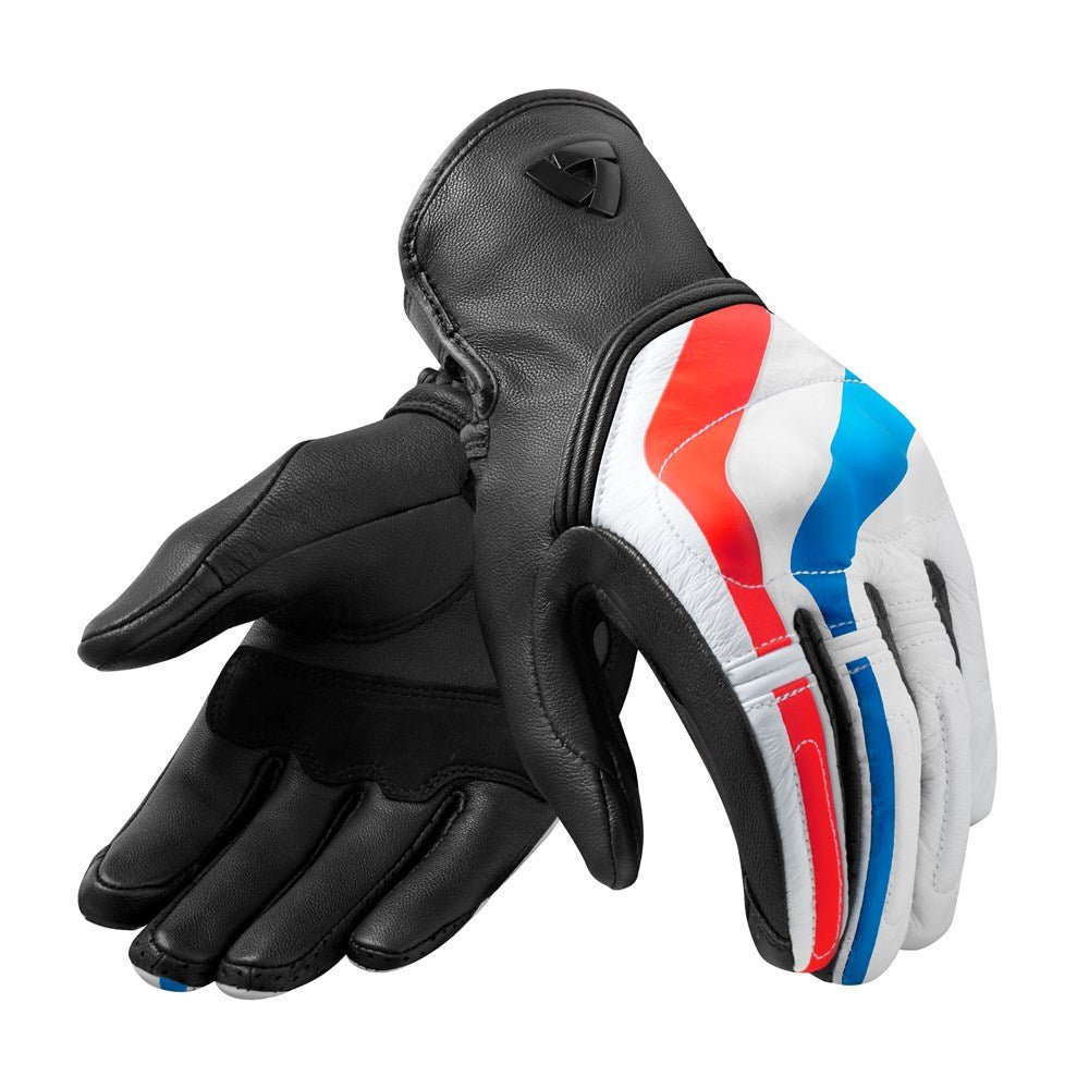 REV'IT! | Redhill Gloves - Red - Blue - Gloves - Peak Moto