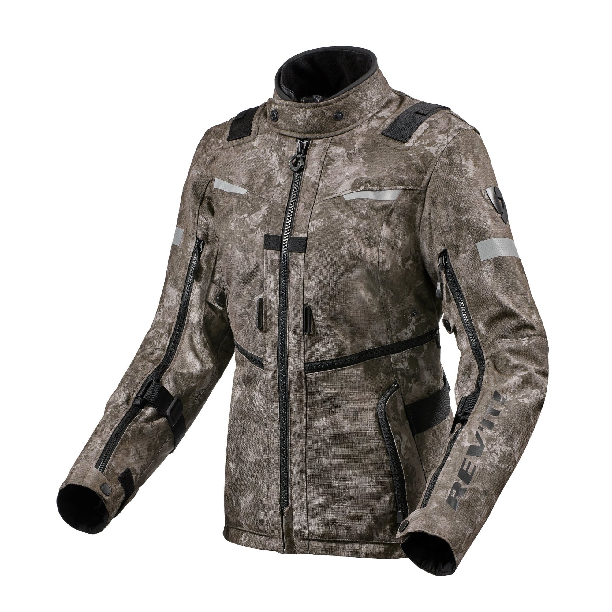 REV&#39;IT! | Sand 4 H20 Ladies Jacket - Camo Brown - Women&#39;s Textile Jackets - Peak Moto