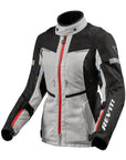REV'IT! | Sand 4 H20 Ladies Jacket - Silver/Black - Women's Textile Jackets - Peak Moto