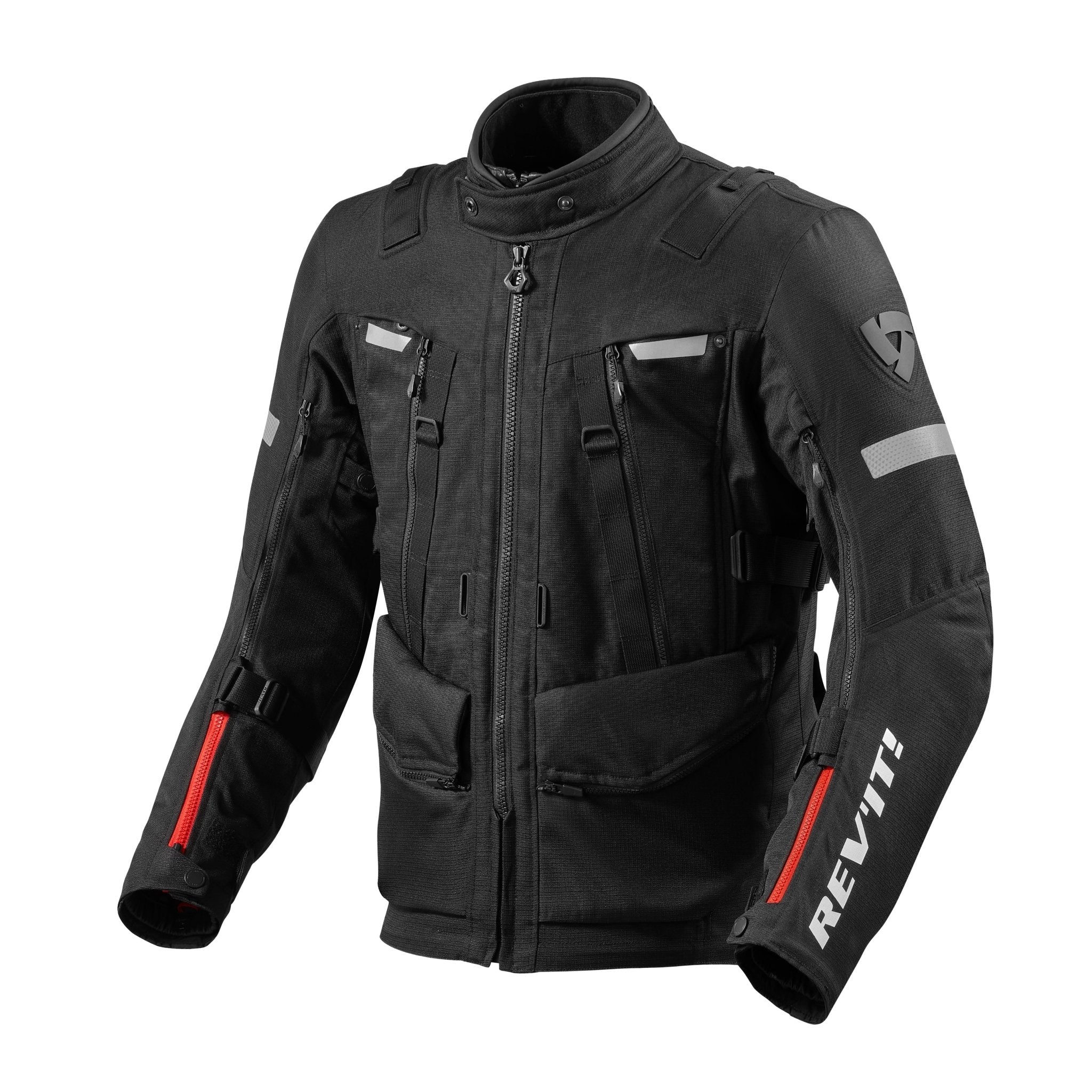 REV'IT! | Sand 4 H20 Men's Jacket - Black - Men's Textile Jackets - Peak Moto
