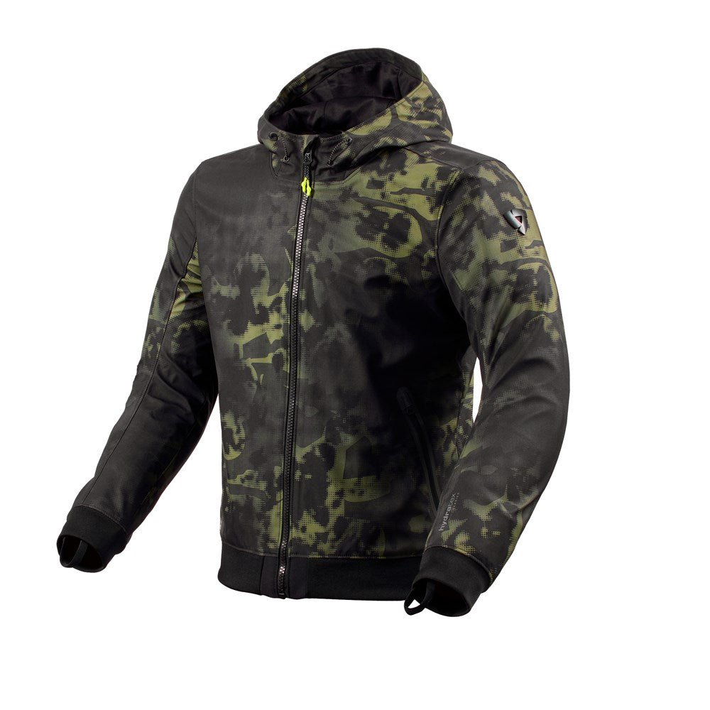 REV'IT! Saros WB Jacket - Black - Dark Green - Textile Jackets URBAN - Peak Moto