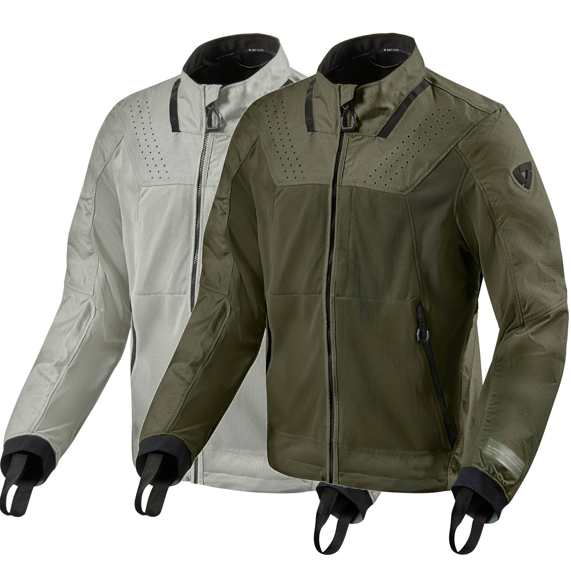 REV'IT! | Territory Jacket - Mid Grey - Men's Textile Jackets - Peak Moto