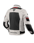 REV'IT! | Tornado 4 H2O Jacket - Silver - Black - Textile Jackets - Peak Moto