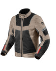 REV'IT! | Tornado 4 H2O Jacket - Sand - Black - Textile Jackets - Peak Moto