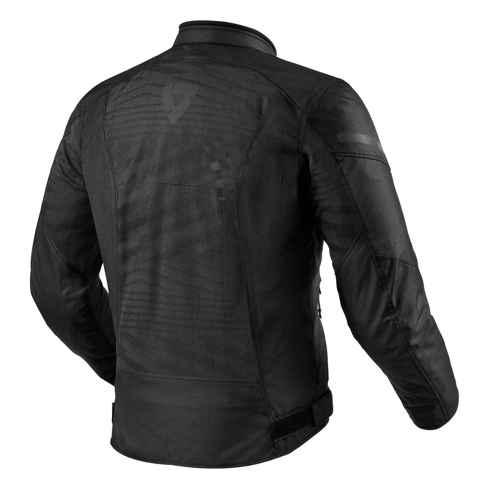 REV'IT! | Torque 2 H2O Jacket - Black - Men's Textile Jackets - Peak Moto