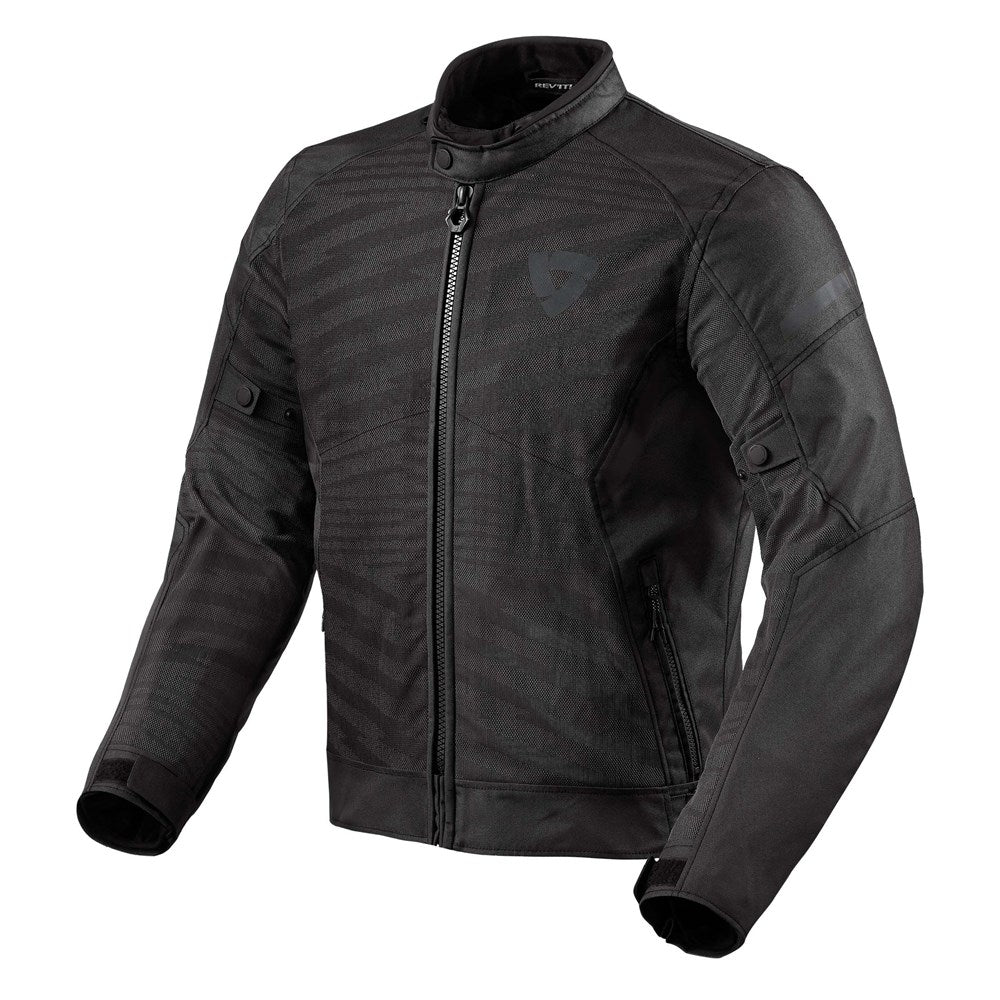 REV'IT! | Torque 2 H2O Jacket - Black - Men's Textile Jackets - Peak Moto