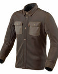 REV'IT! Tracer Air 2 Overshirt - Brown - Textile Jackets URBAN - Peak Moto