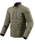 REV'IT! | Trench GTX Jacket - Dark Green - Men's Textile Jackets - Peak Moto