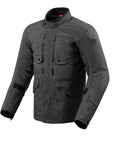 REV'IT! | Trench GTX Jacket - Black - Men's Textile Jackets - Peak Moto