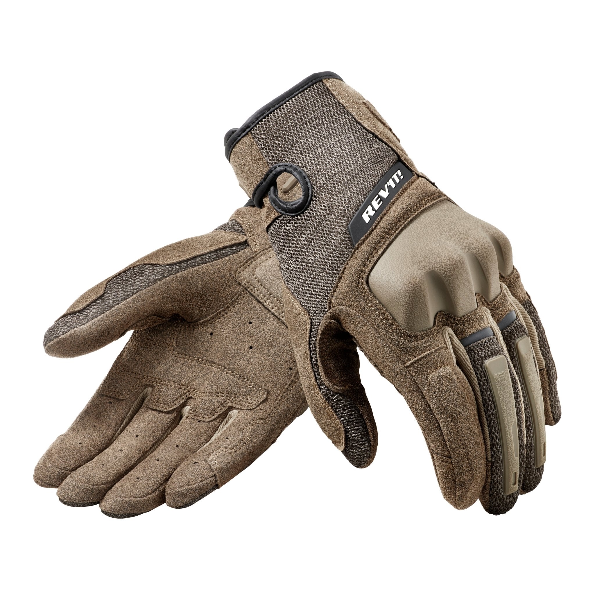 REV&#39;IT! | Volcano Gloves - Sand - Black - Gloves - Peak Moto
