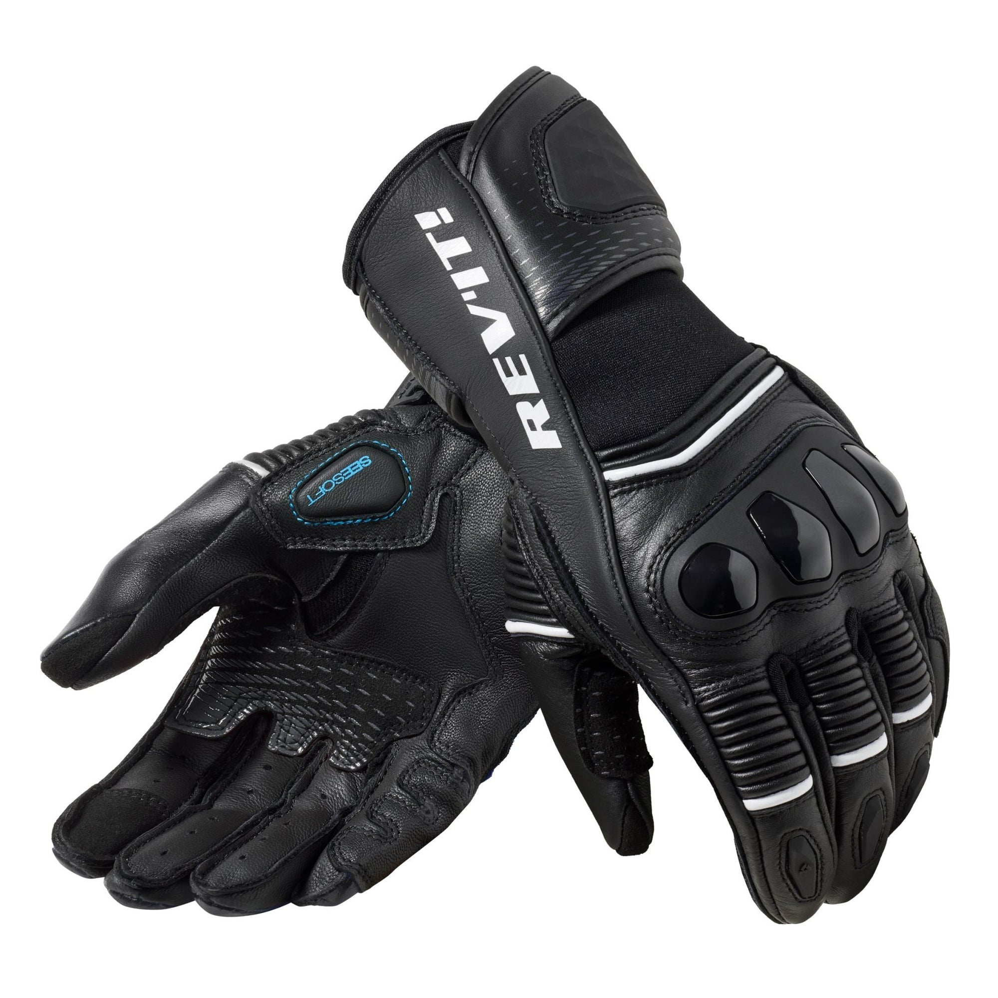 REV'IT! | Xena 4 Ladies Glove - Black - White - Gloves - Peak Moto