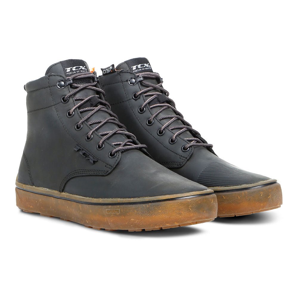 TCX | Dartwood Waterproof Men's Boots - Black - Boots & Shoes - Peak Moto