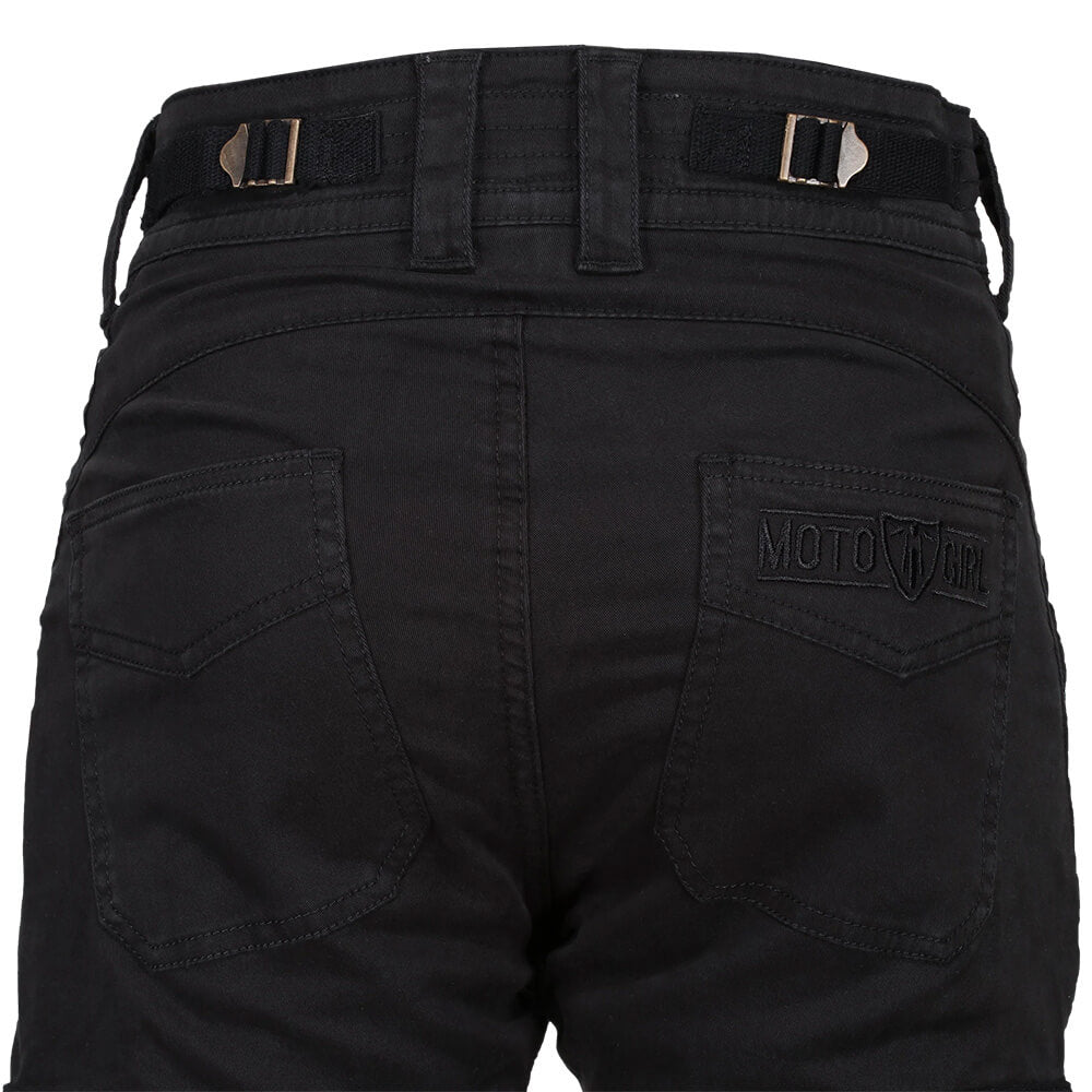 MotoGirl | Pantalones cargo Lara - Negro