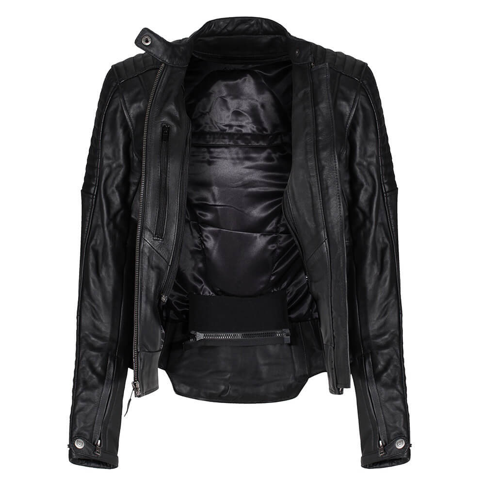 MotoGirl | Valerie Leather Jacket - Black - Miss Moto